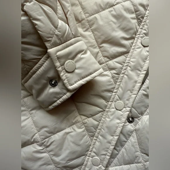 Wilfred Aritzia The Ganna Quilted Jacket Bone XSmall - Picture 7 of 16